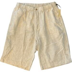 NWT Tommy Bahama Linen Out Loud Shorts TR8044 Natural Linen Shorts Adult Medium